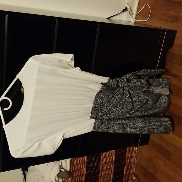 Express dress. See through top with. One piece - Picture 1 of 4